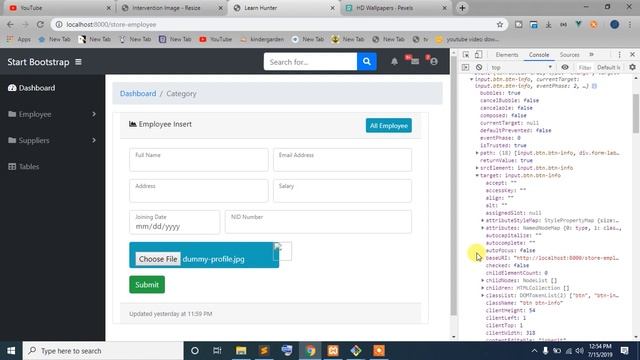 19laravel vuejs inventory project bangla tutorial - image Intervantion смотреть онлайн