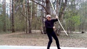 Ушу. Вращения шеста. Подкрутка, обкатка шеста.  Лемешев Виктор