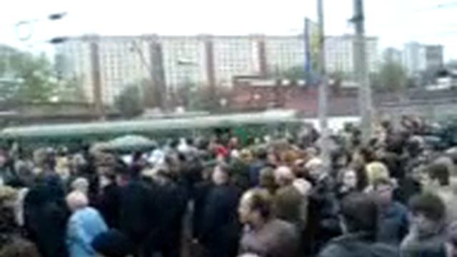 Коллапс на Курском вокзале 21.04.08 смотреть онлайн