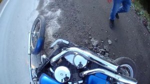 Мотоавария Kawasaki VN400