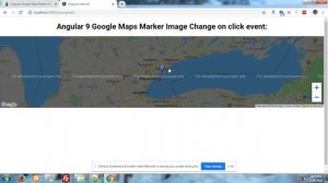 Angular 9 Google Maps Marker Image Change on click event