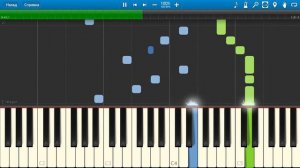 Алсу - Последний звонок (на пианино Synthesia)