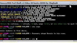 SneezyMUD Perl Client v1 Introduction