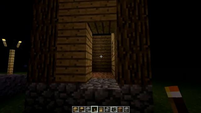 как построить халупу(домик,маленький домик) в деревне в Minecraft(майнкрафт)