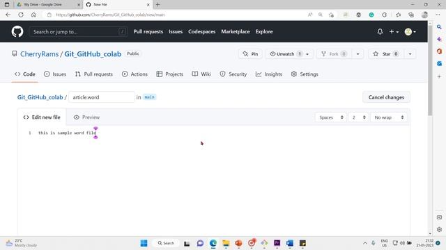 14 Git GitHub colab connection remote and local repo pulling from remote repo смотреть онлайн