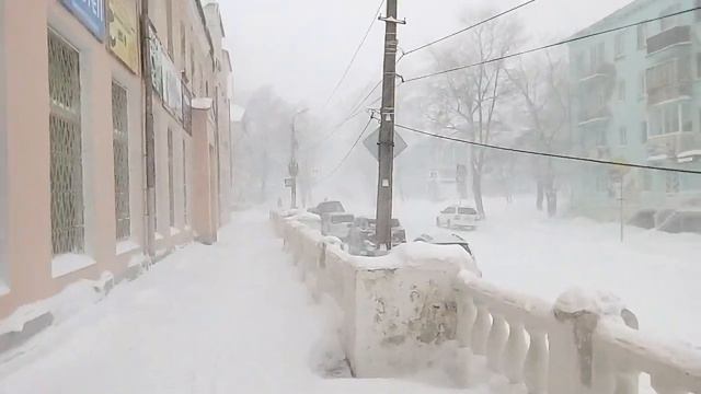 Погодная открытка и привет из Николаевска на Амуре