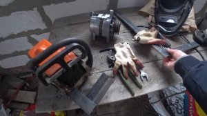 Генератор 24V к бензопиле , подзарядка аккумуляторов (часть 1) Русский JumpStarter)))