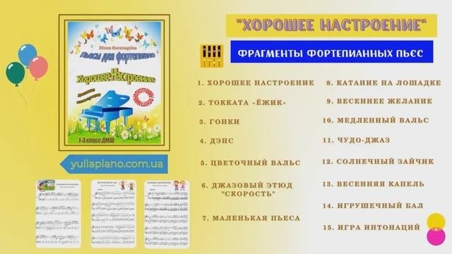 Фортепиано для детей | Ноты пианино для начинающих | Презентация сборника 
