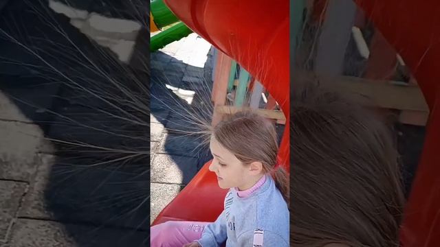 Как уложить длинные волосы быстро и весело #длинныеволосы #укладка #прически #самостоятельно #прико