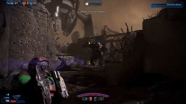 Mass Effect 3 Прохождение часть 13 Тучанка Руины Города смотреть онлайн