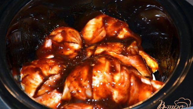 Куриные ножки в беконе с яблоками
