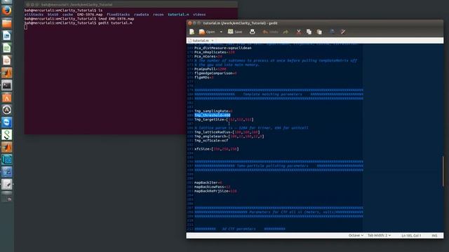 template matching - setup and running