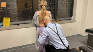 Massive Muscle Knot Popped Out by Chiropractor