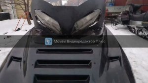 снегоход рысь 119 с двигателем arctic cat 550 made in байкер