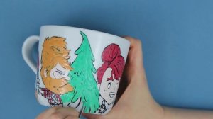 Creating a Unique Fan Art Mug with Porcelain Paint - Don't Stave Together