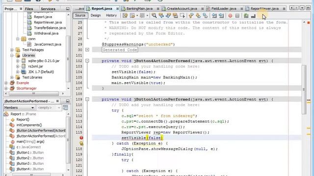 Banking System Java Tutorial Part 10 смотреть онлайн