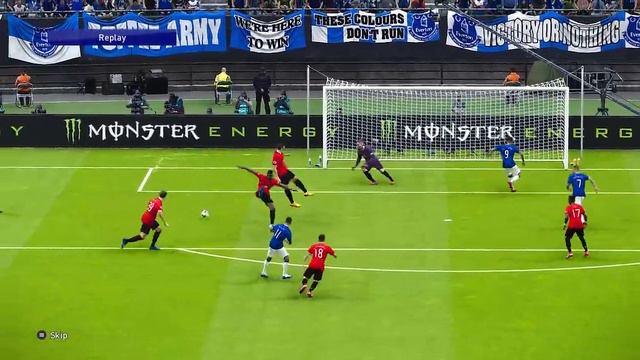Everton vs Manchester United - EPL 1 March 2020 Gameplay
