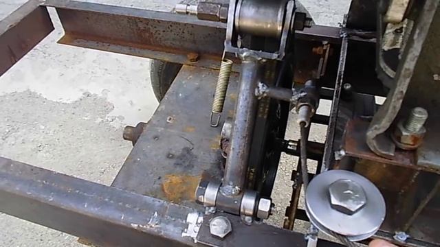 как сделать самодельный трактор.установка двигателя. смотреть онлайн