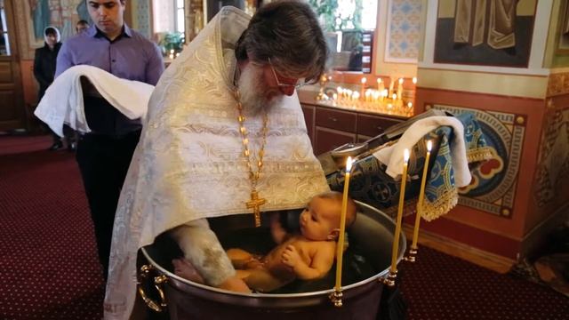 Пример таинства крещения смотреть онлайн
