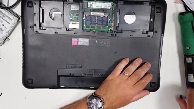 Asus N751J disassembly: change thermal paste, upgrade ram смотреть онлайн