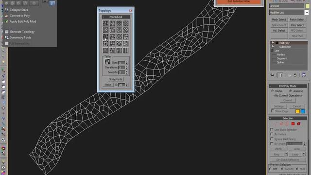 Каменная дорожка в 3ds max