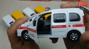 Скорая Помощь машинки модельки Технопарк распаковка и обзор. Про машинки.