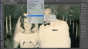 Photoshop Retouching Demo: Ways to work around Paper texture and Noise issues