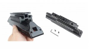 Планка вивера для АК-образных на крышке ствольной коробки с Алиэкспресс - Вепрь, Сайга, ВПО.