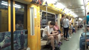 4k || НА ПОЕЗДЕ КИНО ПОБЕДЫ ДО "БЕЛОРУССКОЙ" ОТ СТАНЦИИ  "КРАСНОПРЕСНЕНСКАЯ"