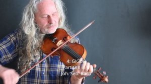 Gigue in d-minor from Partita Nr 2 for violin solo from J.S.Bach; Ingo-Rainer Voelskow