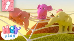 Un Elefante Se Balanceaba  KARAOKE | Canción de Animales | HeyKids - Canciones infantiles