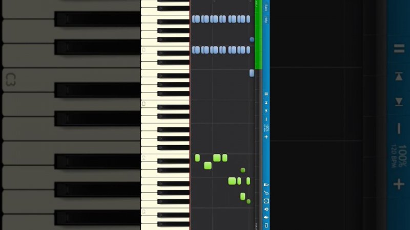 ПрожекторПерисХилтон #pianotutorial #shorts #synthesia #synth