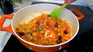 Морской окунь. Филе морского окуня с помидорами и перцем. Как вкусно приготовить рыбу. #ASMR
