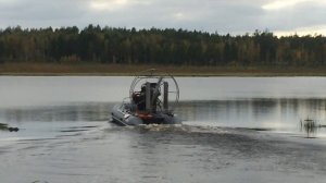Испытание аэролодки Братан-430