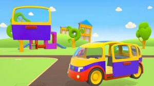 Leo the truck full episodes. Toy robots build cars for kids! The locomotive, the electrovan and mor