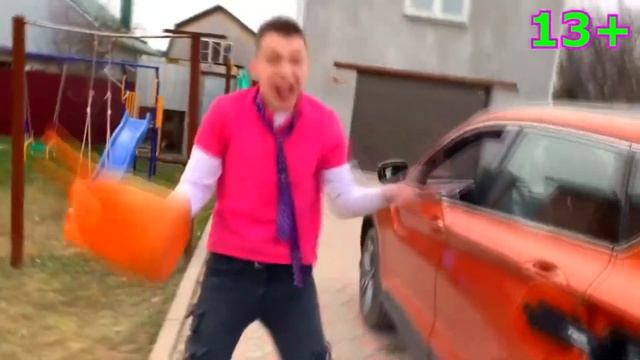 Mr. Joe broke Steering Wheel of Chevrolet Camaro VS Mr. Joker could not Started Race 13+ смотреть онлайн