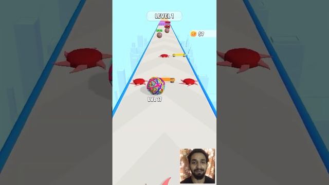 Funny Rubber Ball Run Lvl 1 #shorts #viral #game