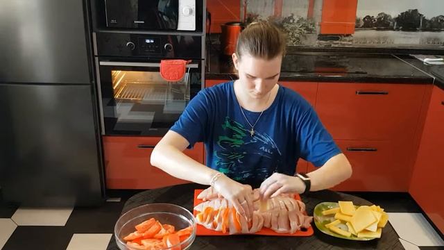 Фаршированные куриные грудки смотреть онлайн