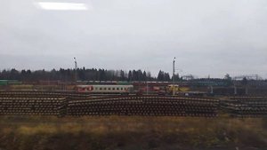 Поездка на электричке по БМО. Поезда на о. п. Посёлок Киевский. Участок Кресты – Бекасово.