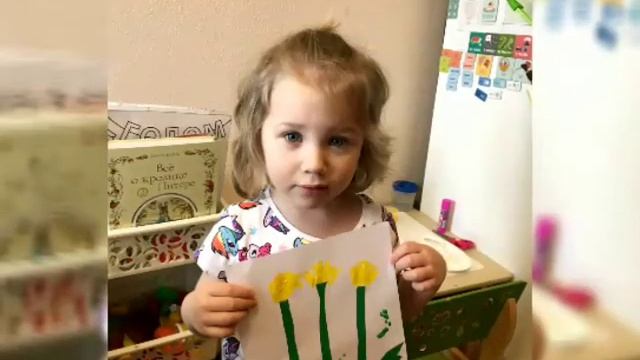 Мастер класс. Аппликация "Одуванчики" смотреть онлайн