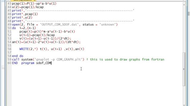 HOW TO PLOT MULTIPLE GRAPHS DIRECTLY FROM FORTRAN CODE BY DYNAMICS EXAMPLE? смотреть онлайн