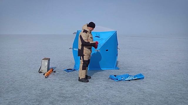 Палатка для рыбалки HIGASHI Comfort Solo смотреть онлайн