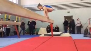 Спортивная гимнастика бревно