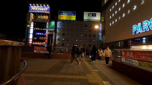Станция метро в Японии. Ночные улицы Японии. URA KUN