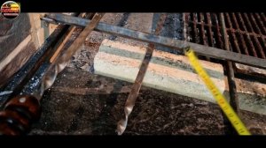 Какая высота от углей до шампуров как правильно рассчитать глубину   Какая длина шампура для барбекю