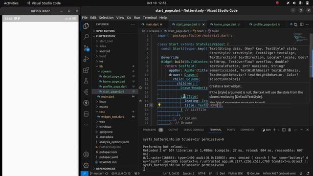 FULL FLUTTER BEGINNER COURSE, NAVIGATION • Button Clicks | Drawer | Bottom Navigation Bar