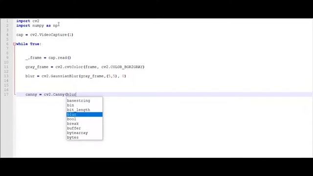 Computer Vision: Edge detection using canny in OpenCV & Python (Assemtica Didactic series)