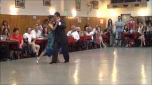 ROXANA SUAREZ & SEBASTIAN ACHAVAL bailando el Vals DICHAS QUE VIVI en la MILONGA LA BALDOSA