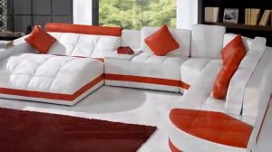 Роскошная мягкая мебель в интерьере дома или квартиры.