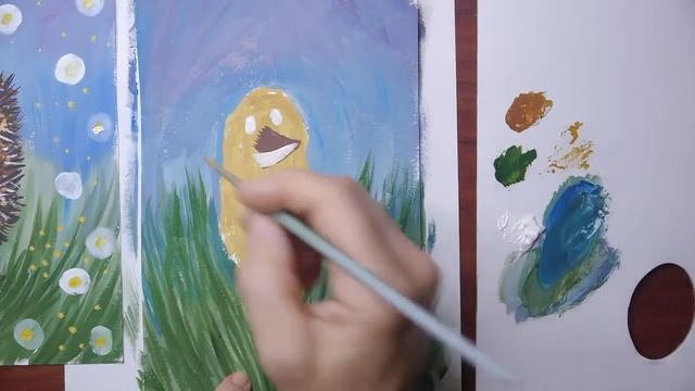 Ёжик в тумане//Как нарисовать смотреть онлайн